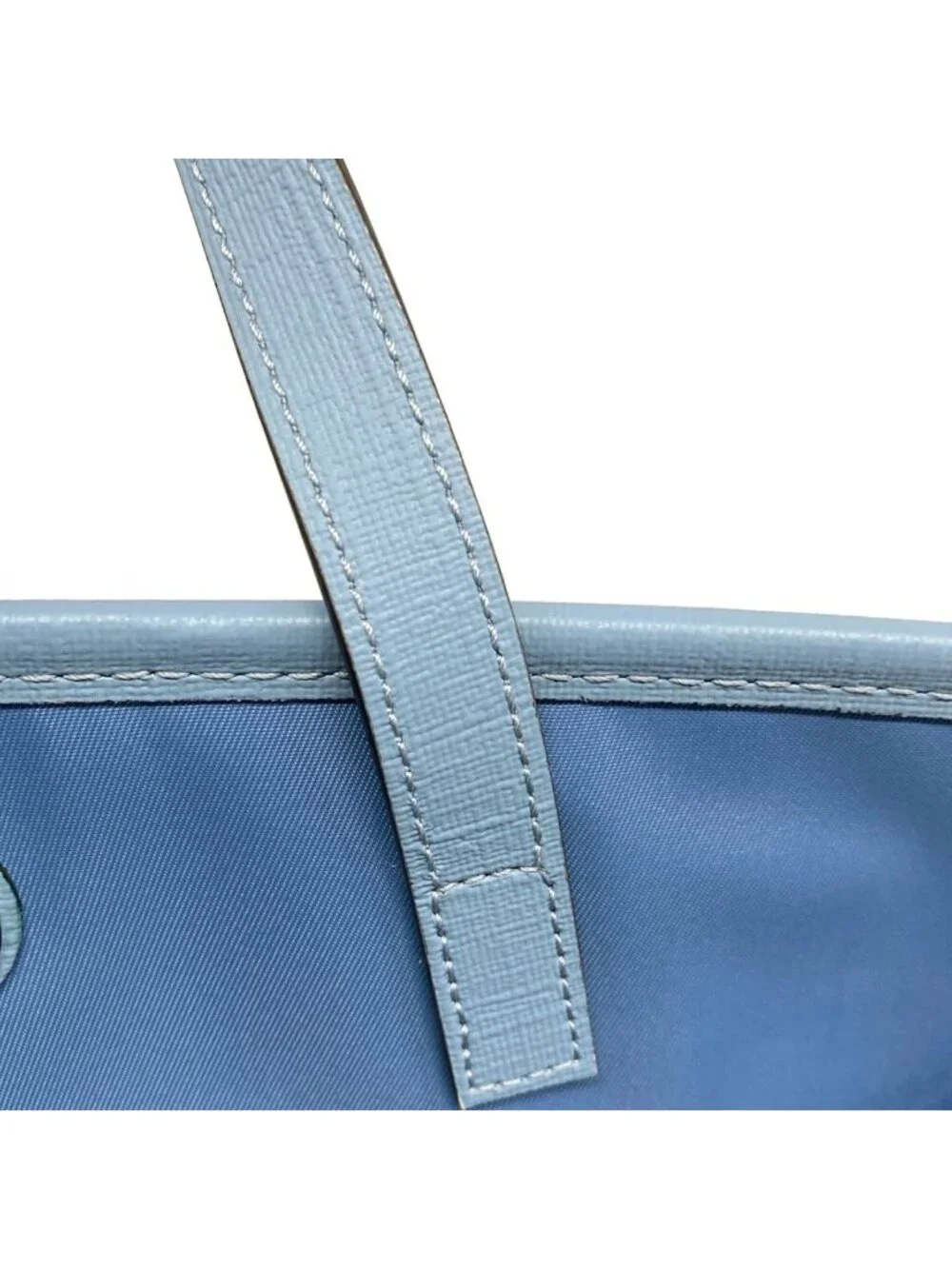 Gucci Tote Children's GG Print Ivory Light Blue Multi Peter Rabbit Leather
